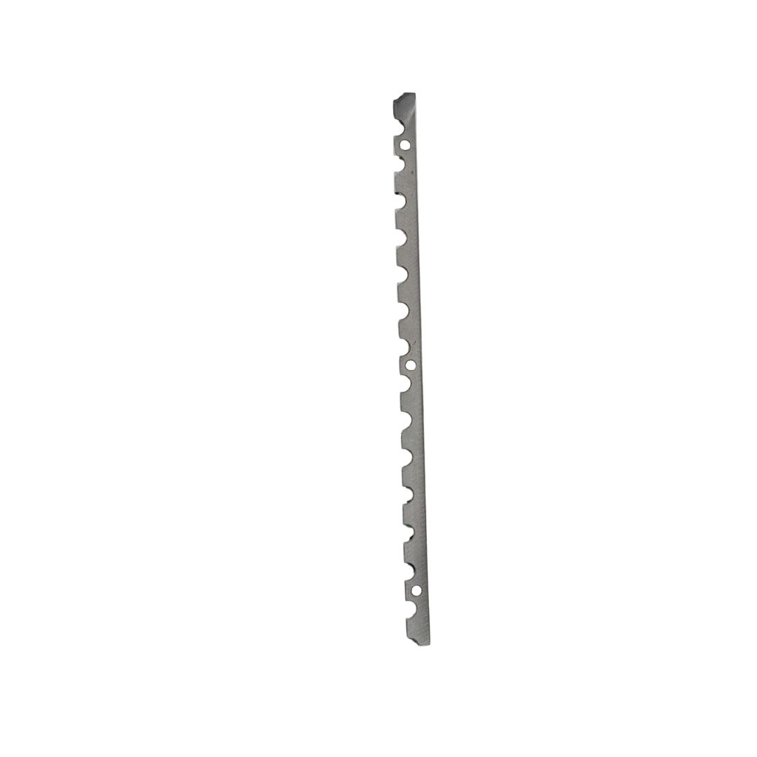 SBJ0021RWE 9600 (SINGLE) SS REPLACEABLE WEAREDGE Bolt-on stainless steel wear edge to refurbish threshing edges on concave SBJ0020RWE, includes hardware.,
