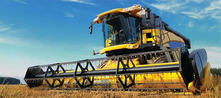 Combines like this work more efficiently and for longer with Sunnybrook Welding boronized components. Sunnybrook Welding has upgraded concaves for Case IH, John Deer, New Holland and other major combine brands.